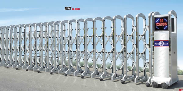 不銹鋼電動伸縮門8