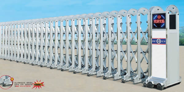 不銹鋼電動伸縮門10