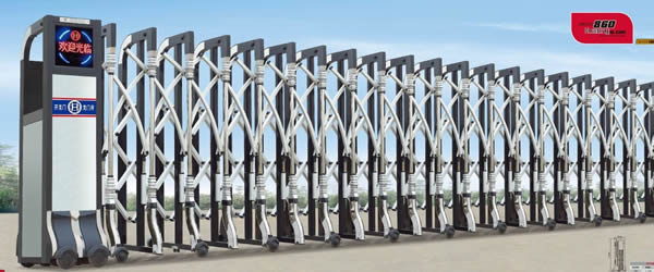 不銹鋼電動(dòng)伸縮門22