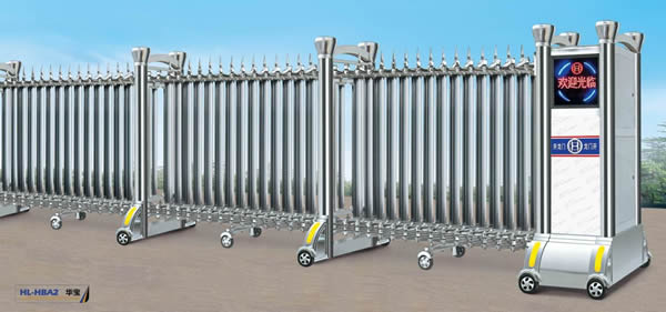 不銹鋼電動伸縮門21