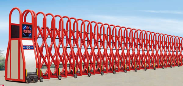 不銹鋼電動伸縮門25